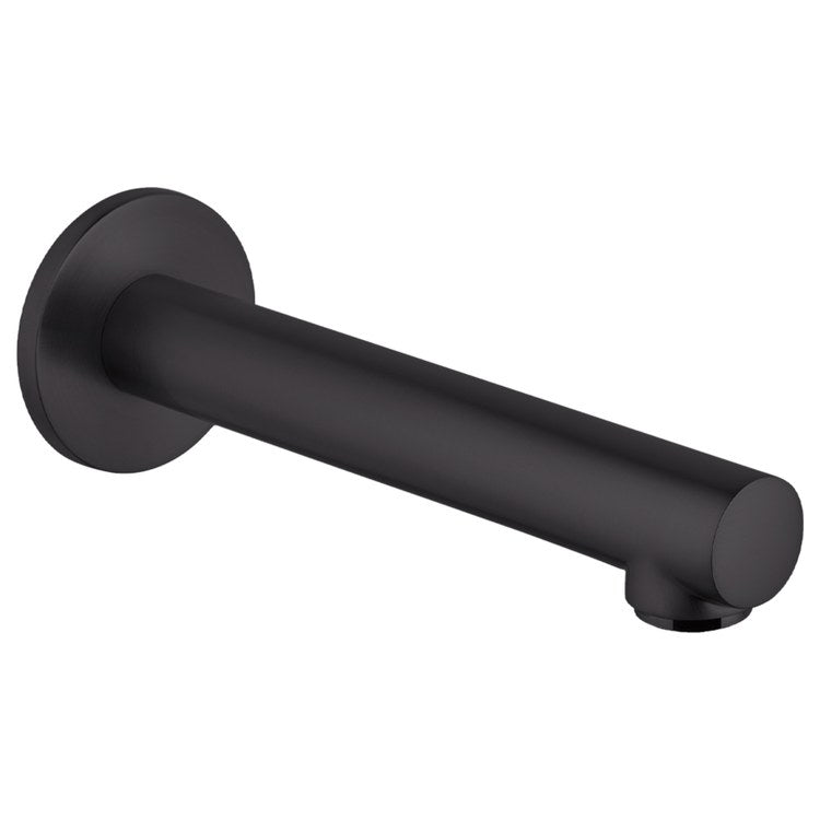 Tub Spout Talis S Less Diverter Matte Black 7-5/8 Inch Brass - Image 1