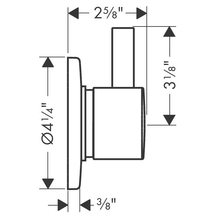 Ecostat S Trio/Quattro Diverter Valve Trim - Image 2