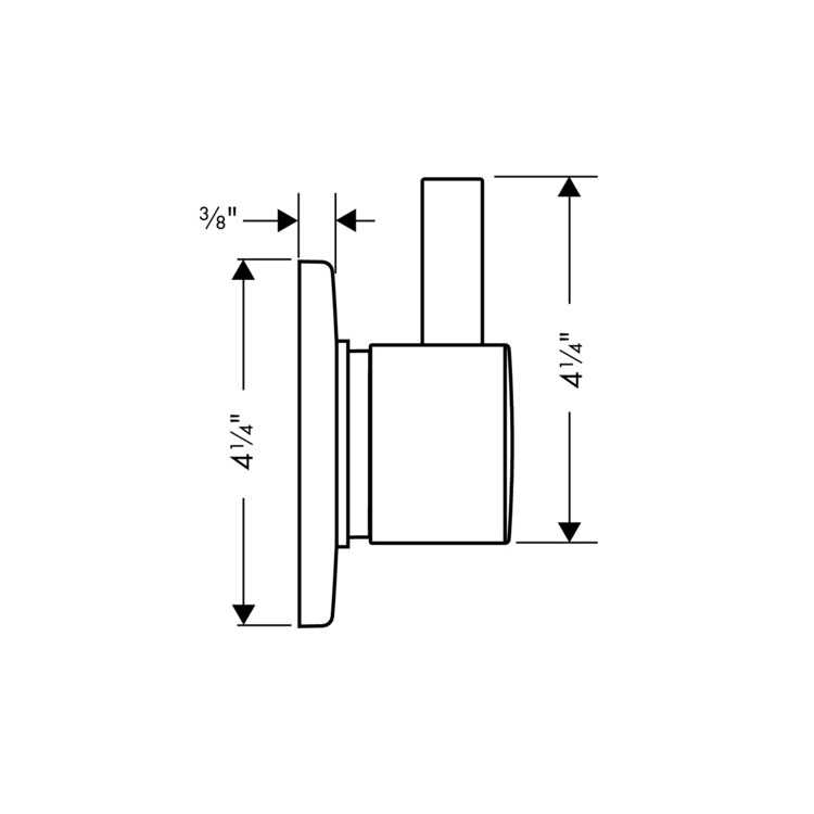 Ecostat S Trio/Quattro Diverter Valve Trim - Image 3