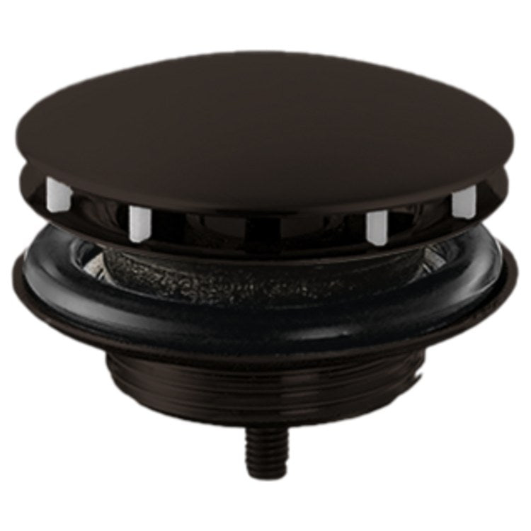 Drain Assembly Non-Closing Less Overflow Matte Black 1-1/4 Inch Brass - Image 1
