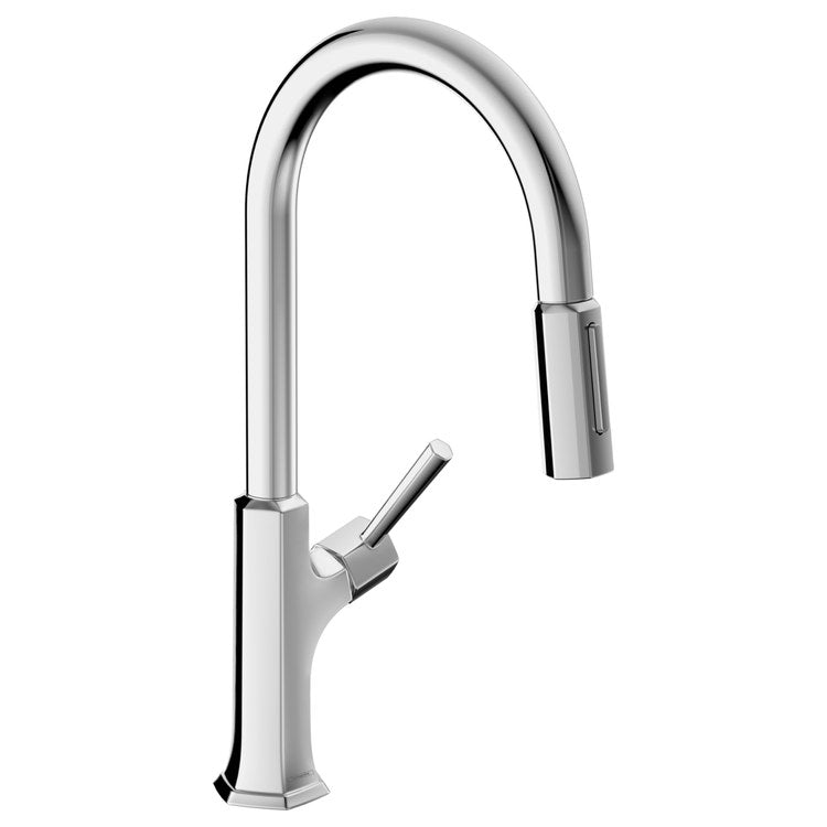 Kitchen Faucet Locarno Magnetic Docking 1 Lever ADA Chrome Pull Down 150 DEG Swivel 1 Hole 1.75 Gallons per Minute - Image 1