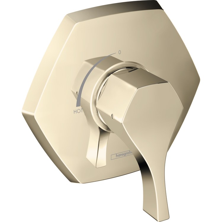 Pressure Balance Valve Trim Locarno 1 Lever Polished Nickel ADA 5.44 Gallons per Minute - Image 1