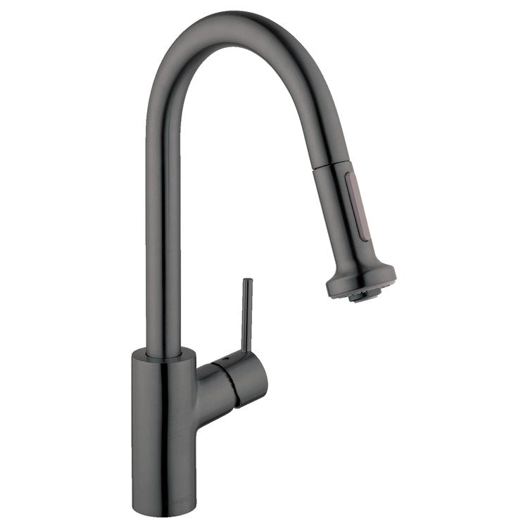 Kitchen Faucet Talis S2 MagFit 1 Lever ADA Brushed Black Chrome Pull Down 150 DEG Swivel 1 Hole 1.75 Gallons per Minute - Image 1