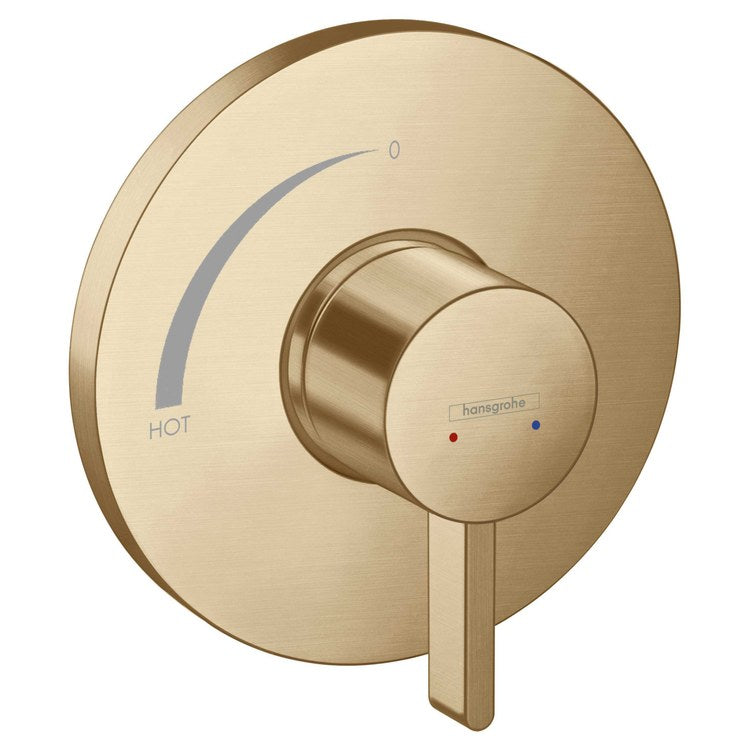 Pressure Balance Valve Trim Ecostat Round Single Function 1 Lever Brushed Bronze ADA 5.44 Gallons per Minute - Image 1
