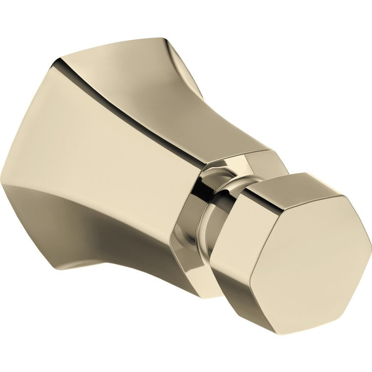 Robe Hook Locarno Single Polished Nickel 1-5/8 Inch Wall Mount Metal - Image 1