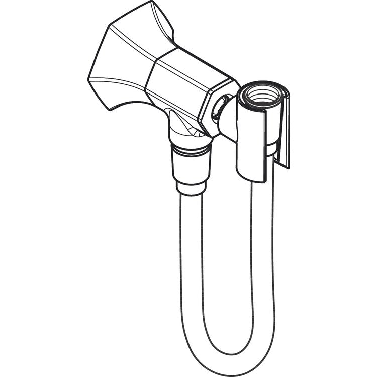 Locarno Handshower Wall Elbow with 63" Hose - Image 2