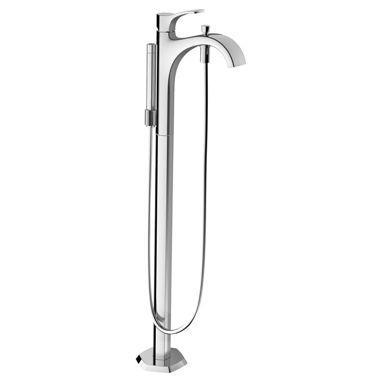 Tub Filler Trim Locarno with Handshower 1 Lever Chrome 5.28 Gallons per Minute - Image 1