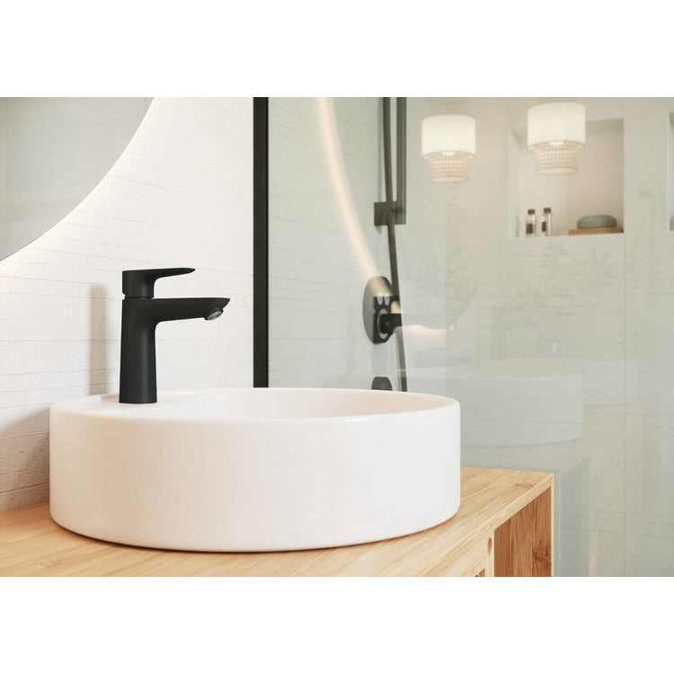Thermostatic Trim ShowerSelect S Round 2 Function 1 Lever Matte Black ADA for Rough-In Valve with Service Stops 01850181 8.0 Gallons per Minute Escutcheon Handle Metal - Image 3