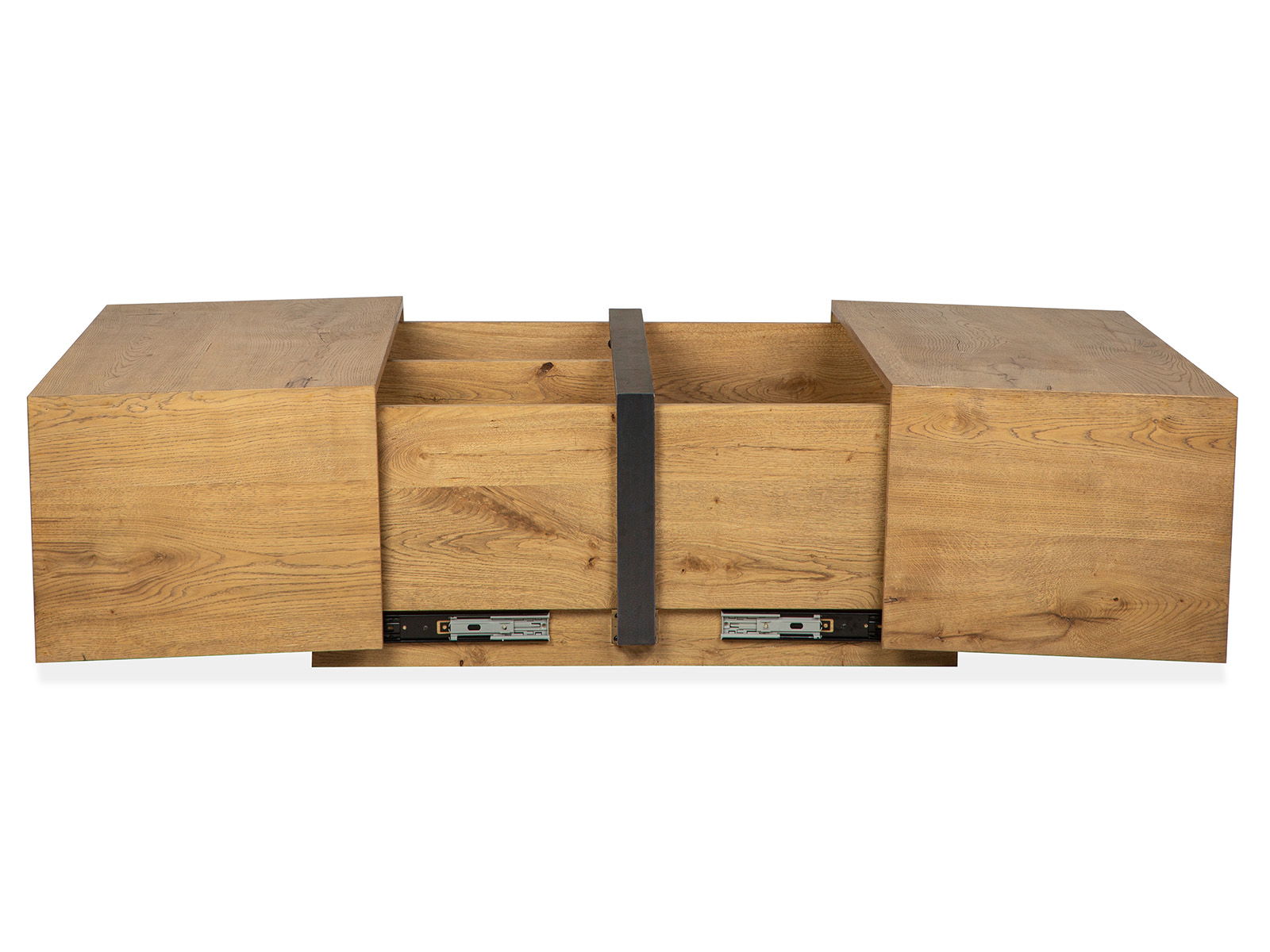 Ripley - Square Cocktail Table With Casters - Rustic Caramel - Image 2