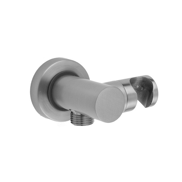 Supply Elbow Contempo Water with Handshower Holder Satin Nickel Brass for Any Style Handshower - Image 1