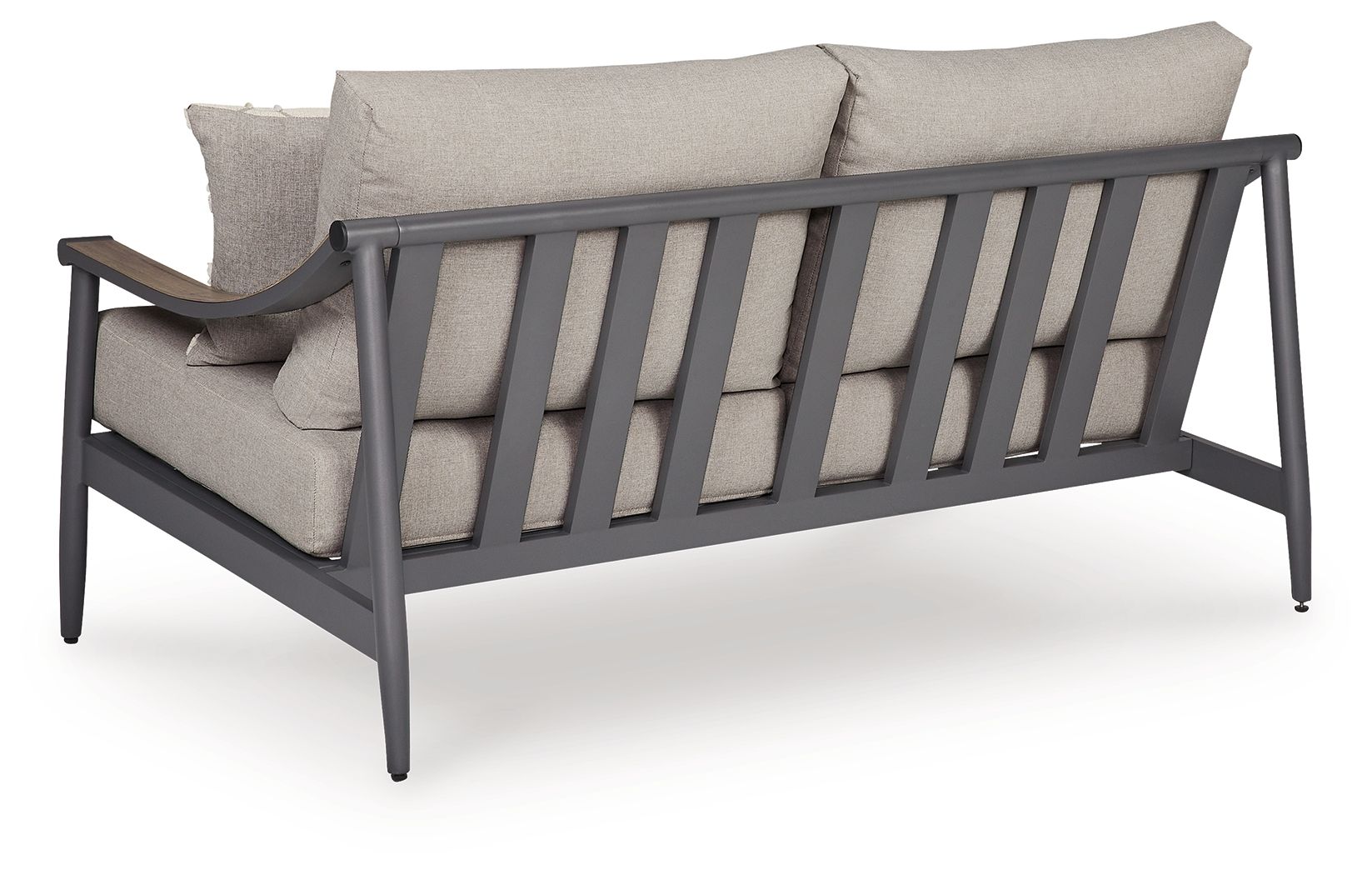 Ocean Beach - Loveseat With Cushion - Gray - Image 2