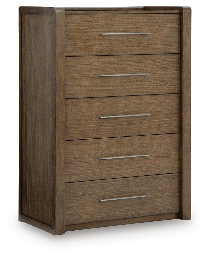 Marxmore – Five Drawer Chest – Brown