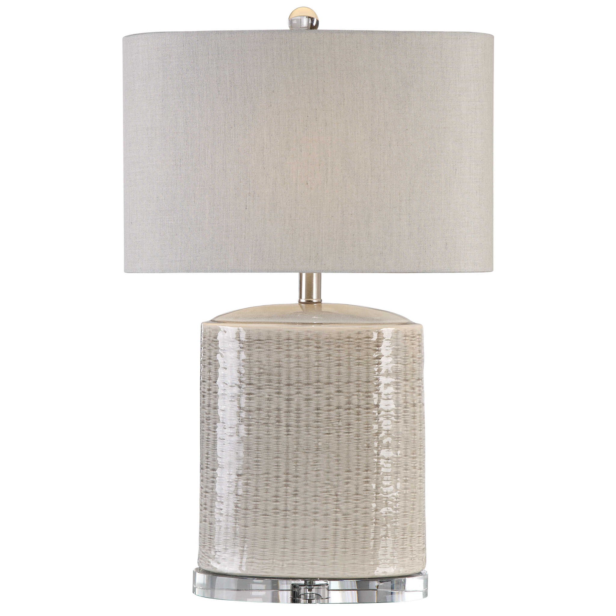 Modica - Ceramic Lamp - Taupe - Image 1