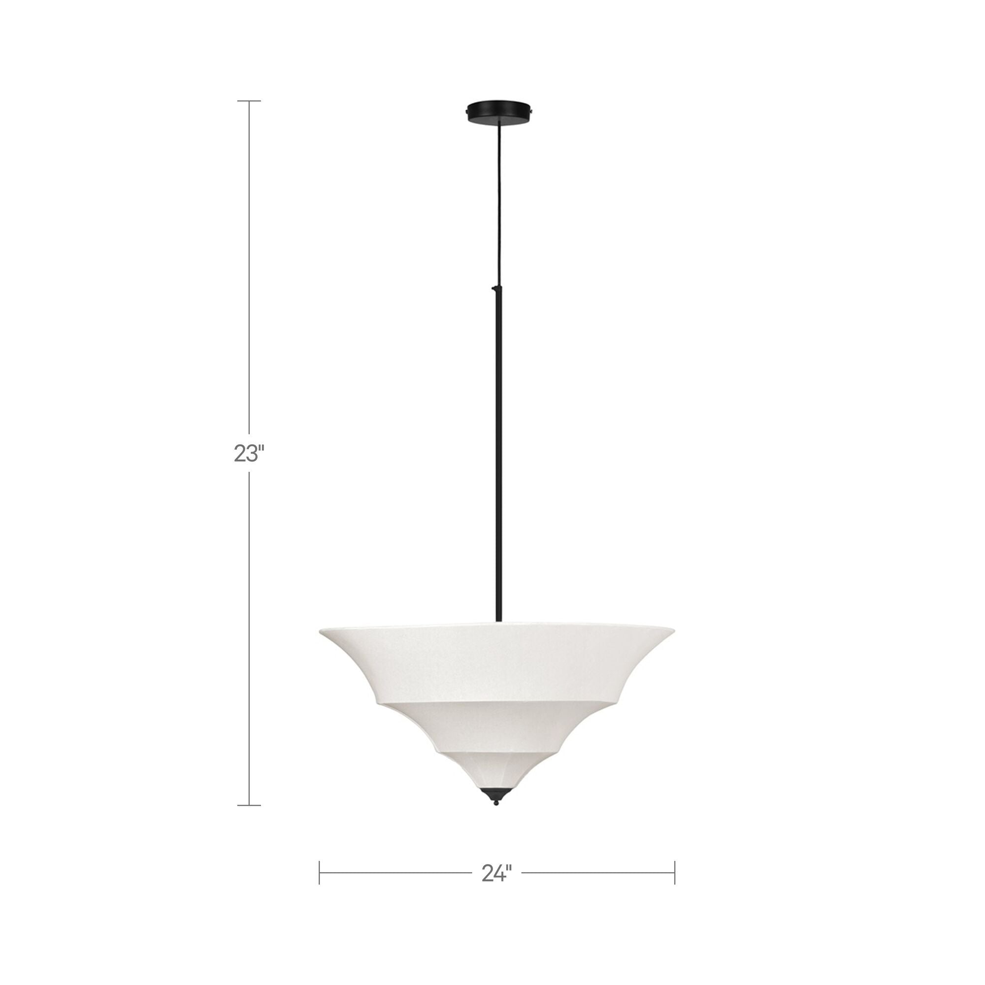 Corrina - Pendant Lamp Large - White - Image 3