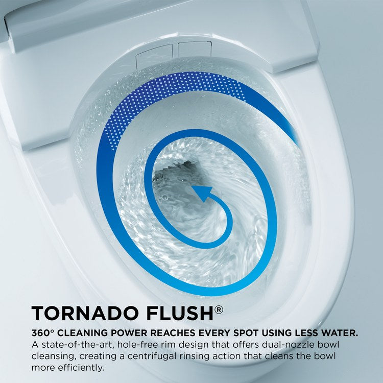 Toilet Bowl Vespin II Elongated Washlet Ready Sedona Beige ADA - Image 3