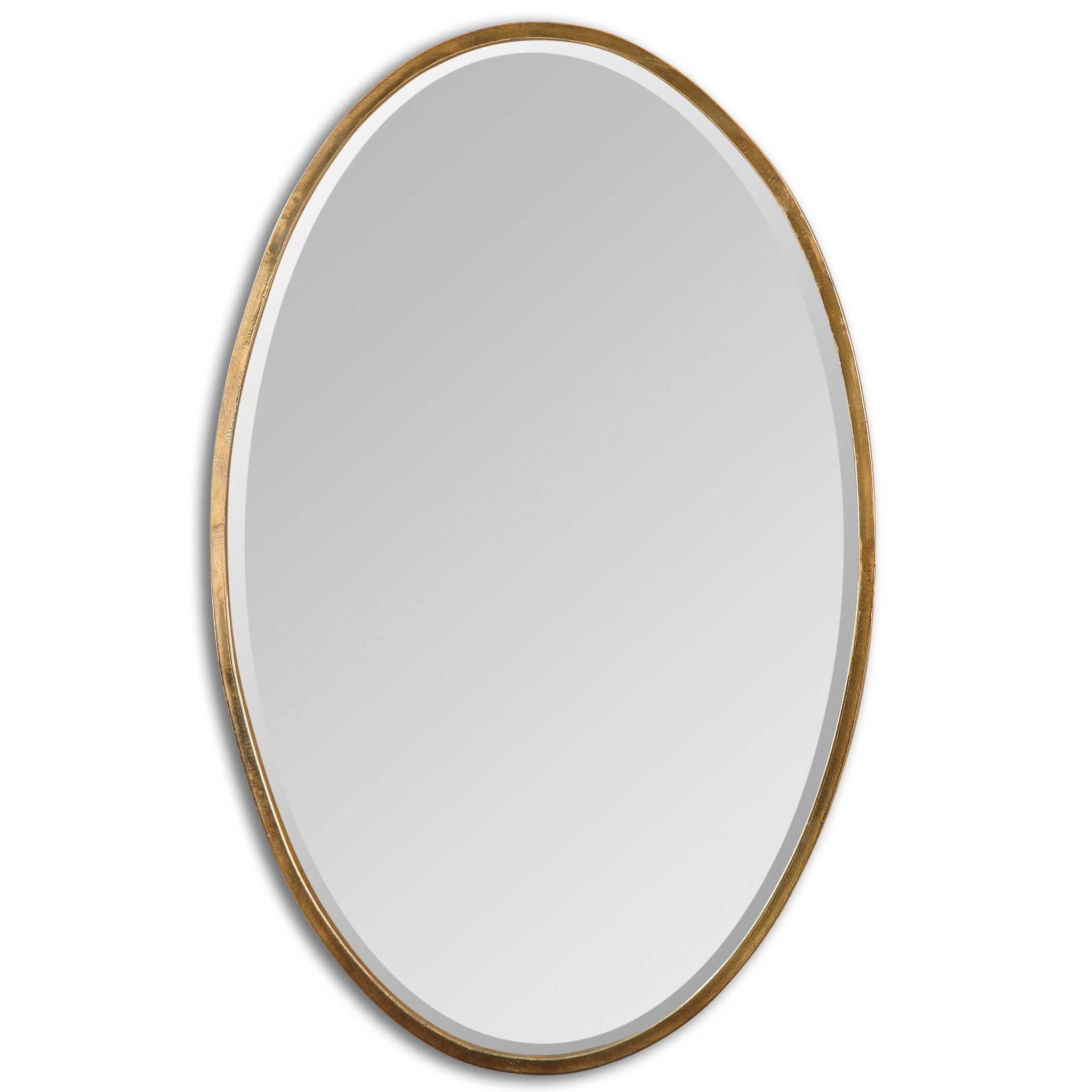 Herleva – Oval Mirror – Gold