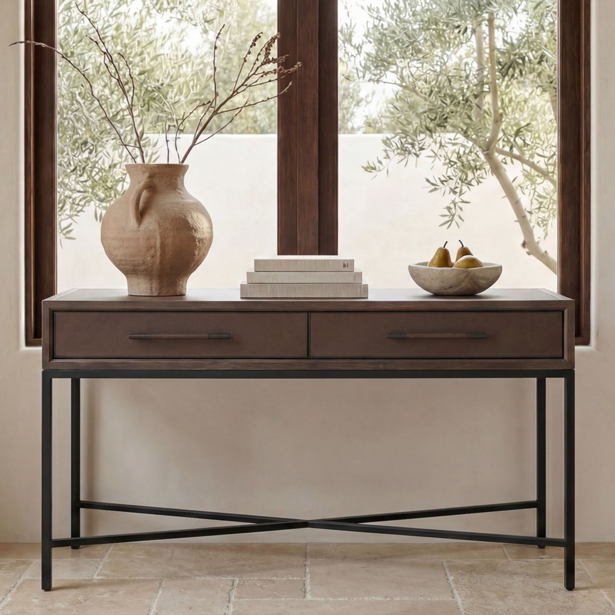 Mako - Console Table - Brown - Image 1