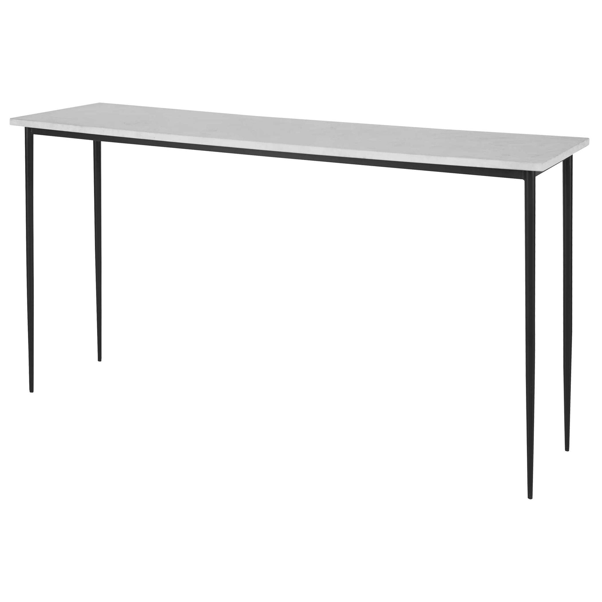 Nightfall - Marble Console Table - White - Image 3