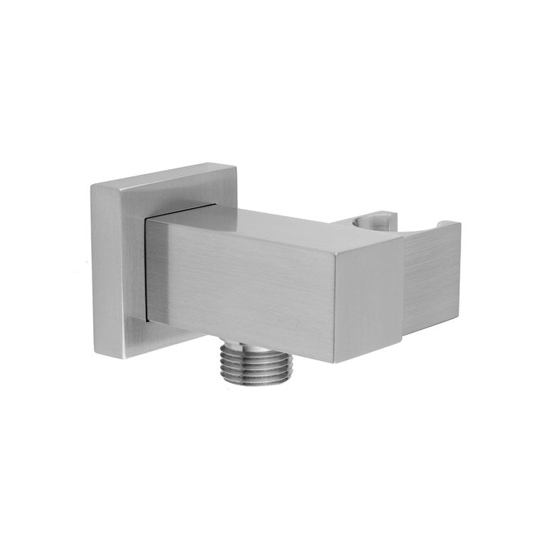 Supply Elbow Cubix Water with Adjustable Handshower Holder Polished Chrome Brass for Any Style Handshower - Image 1