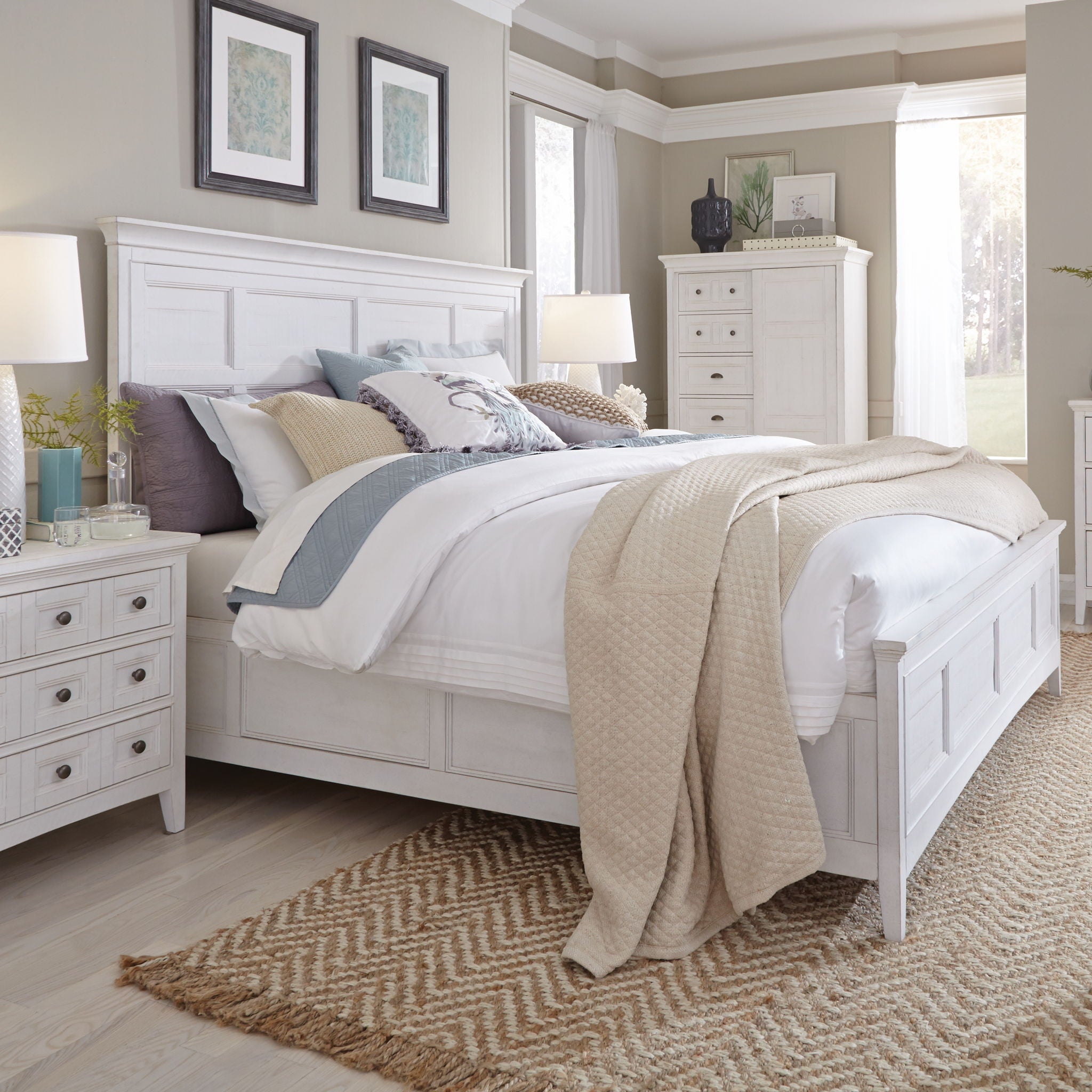 Heron Cove - Complete Panel Bed With Regular Rails - Image 2