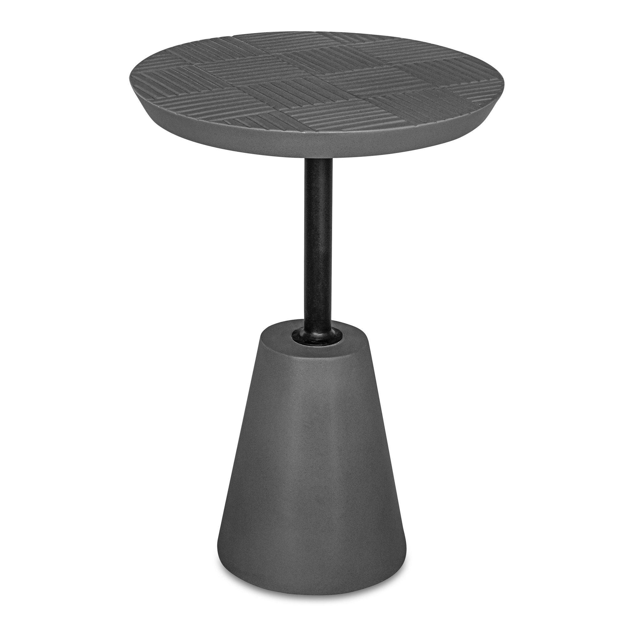 Foundation - Outdoor Accent Table - Gray - Image 3