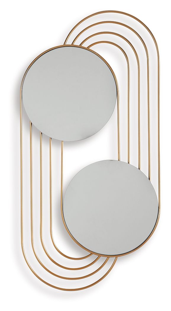 Warrenley – Accent Mirror – Gold Finish