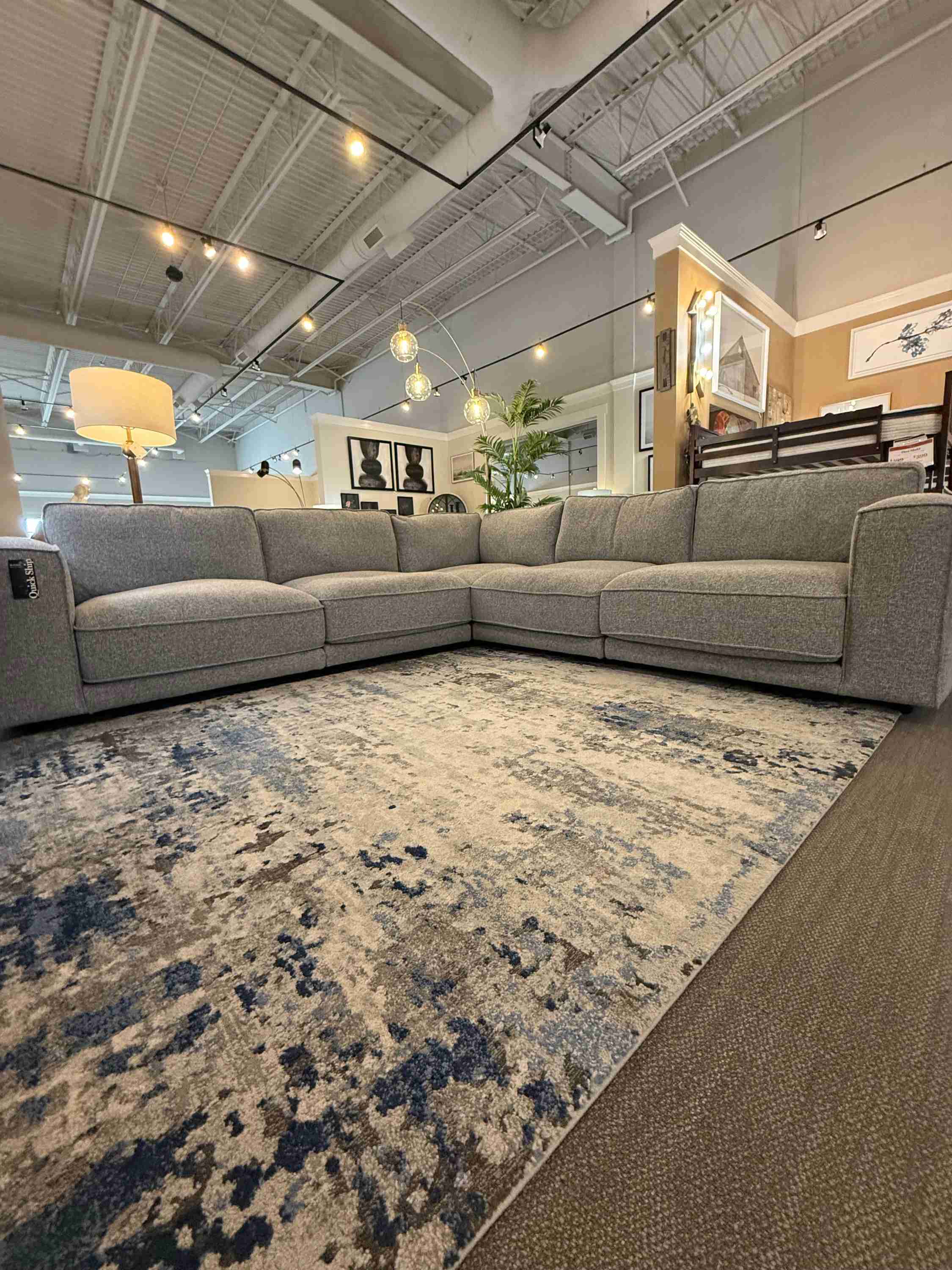 Kipper Nathan Grey Sectional 5pc - Image 2