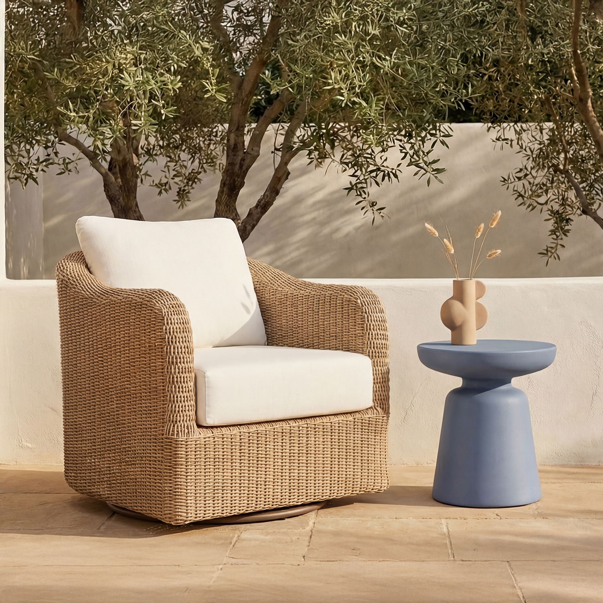 Ruth – Outdoor Side Table – Blue