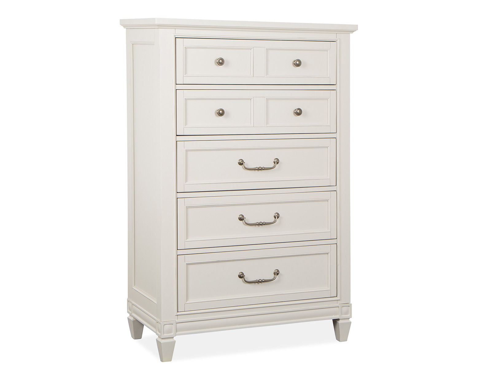 Willowbrook - Drawer Chest - Egg Shell White With Slight Rub Through - Image 1