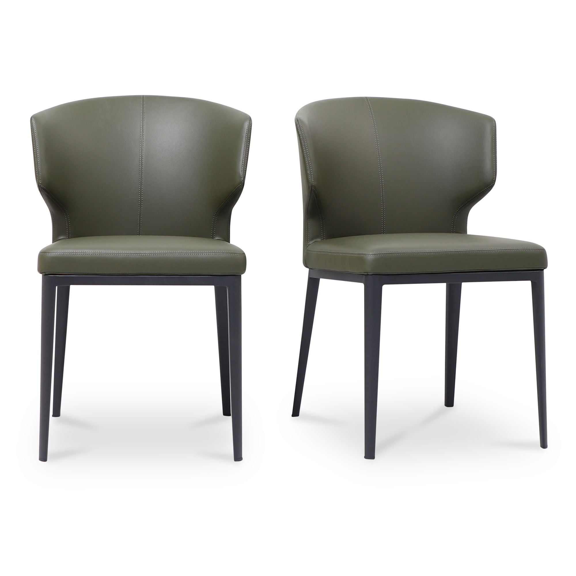 Delaney - Dining Chair (Set of 2) - Dark Green - Image 1