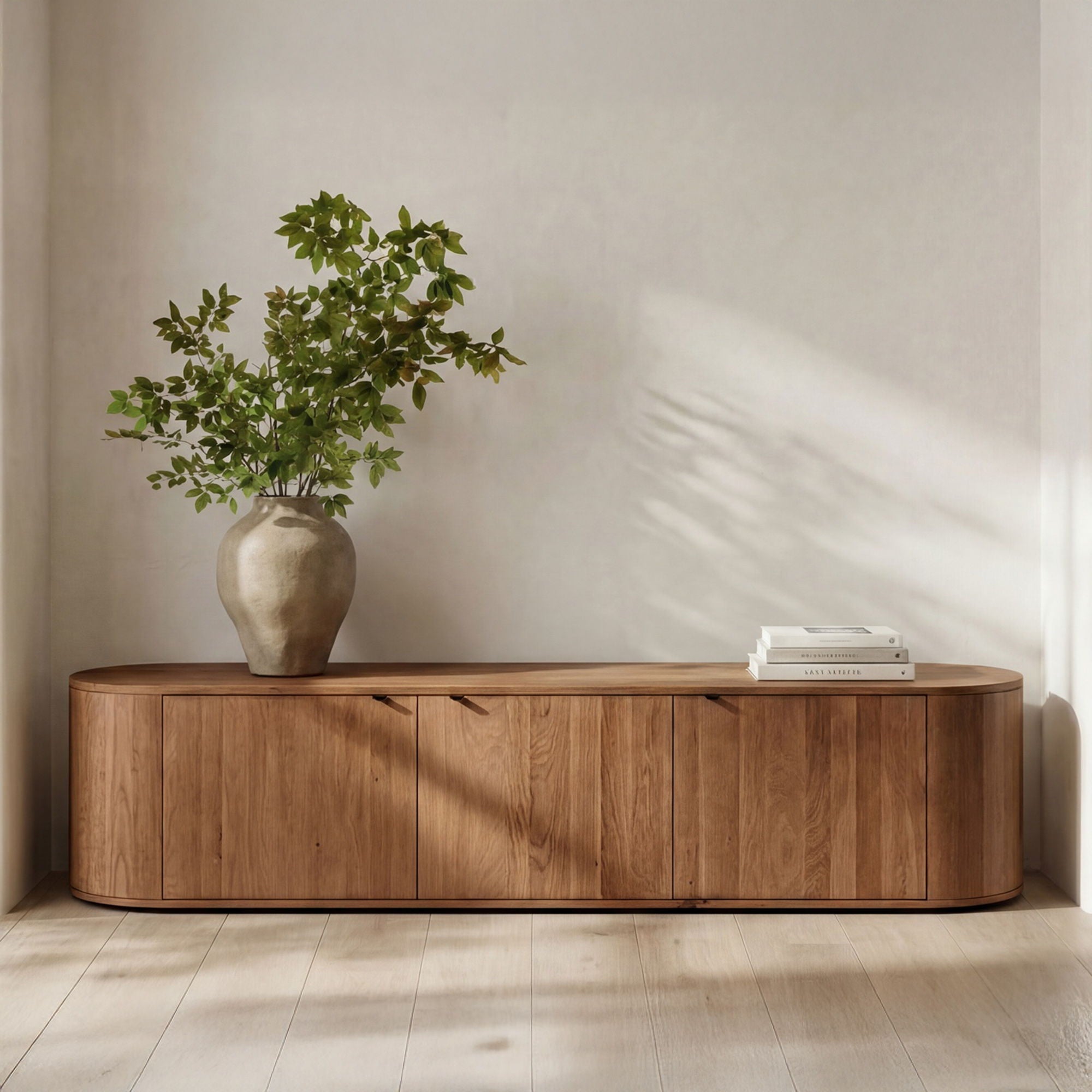 Theo - Media Bench - Brown - Image 1