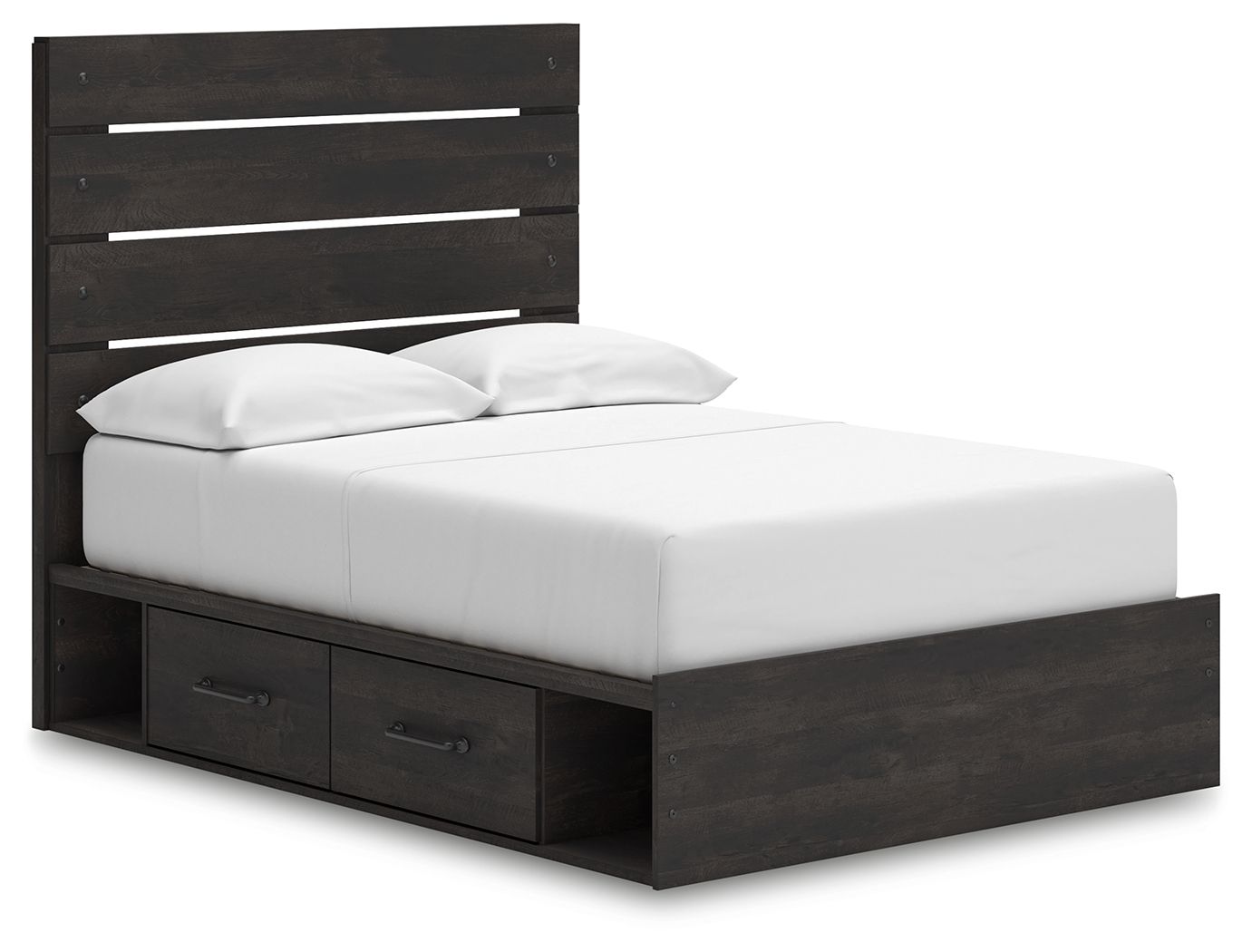 Hollivern – Panel Bed With Storage