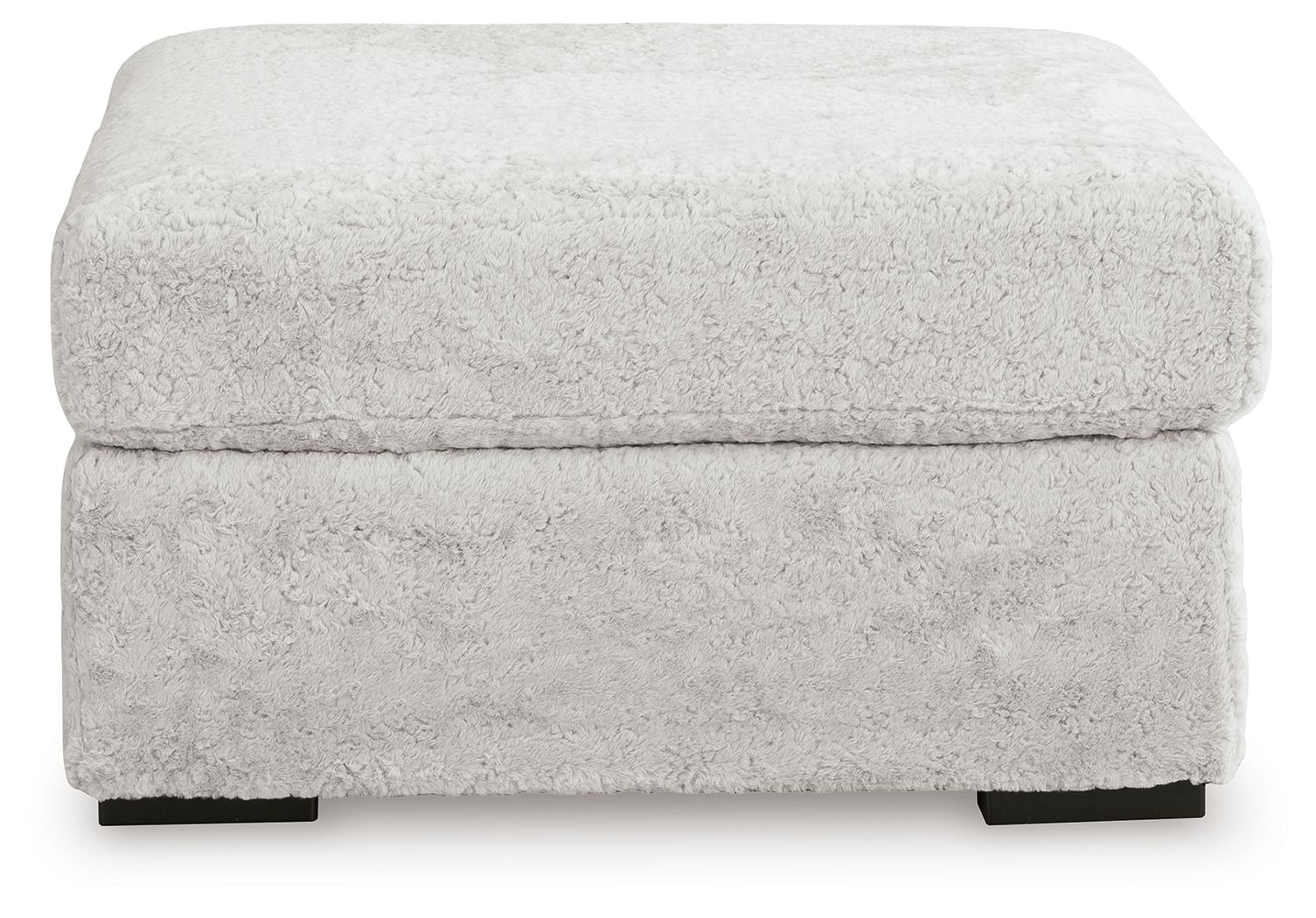 Cuddle Plush - Oversized Accent Ottoman - Arctic - Image 3