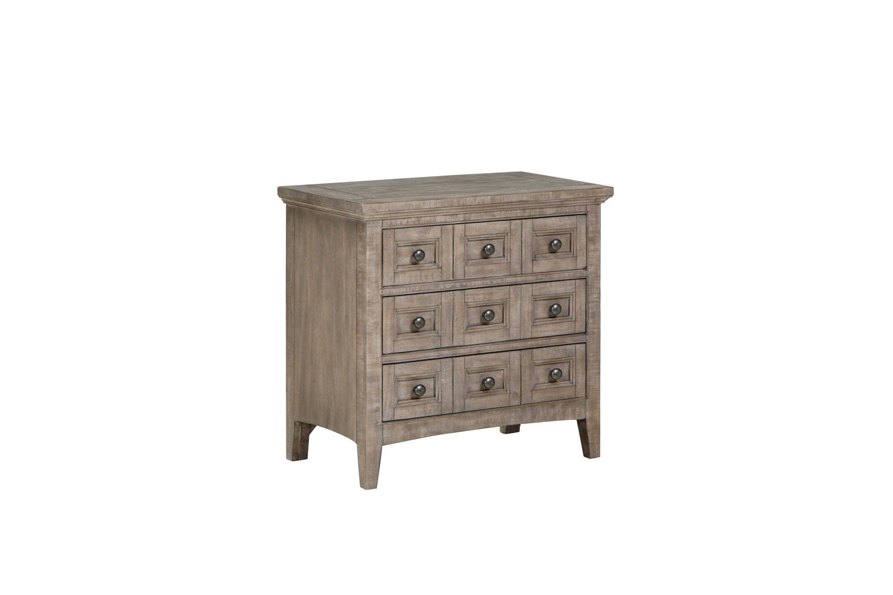 Paxton Place - Wood Drawer Nightstand - Dove Tail Gray - Image 1