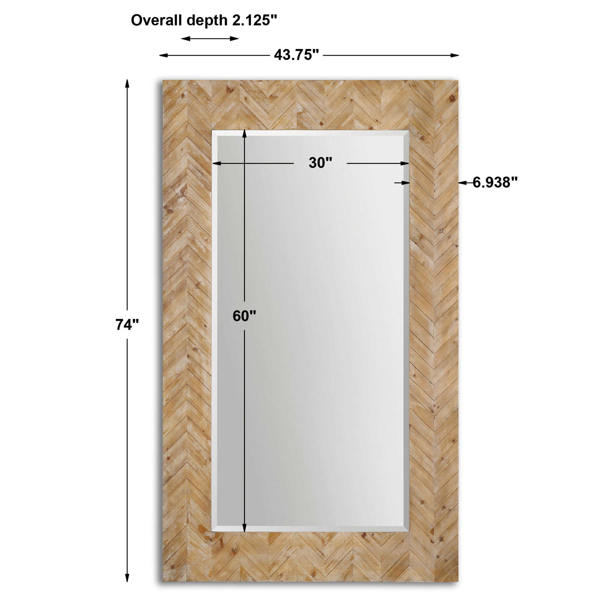 Demetria - Wooden Mirror - Image 3