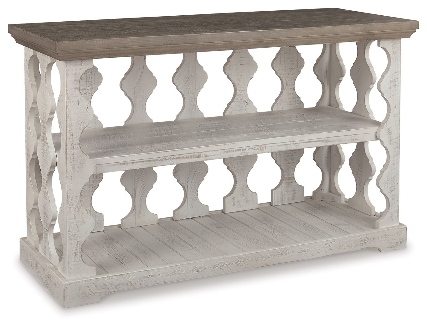 Havalance – Console Sofa Table – Gray / White