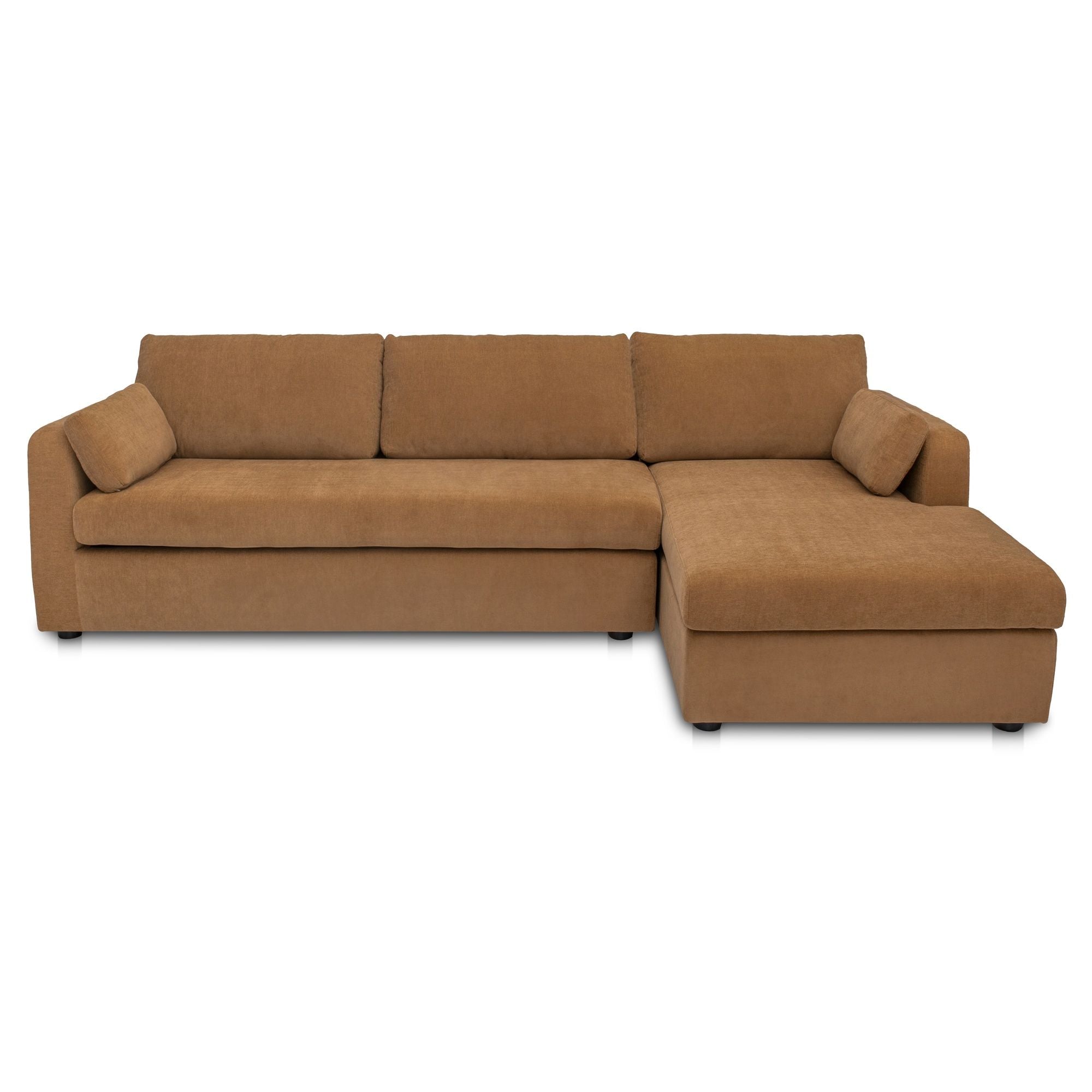 Burrow – Sleeper Sectional With Right Storage Chaise – Ginger