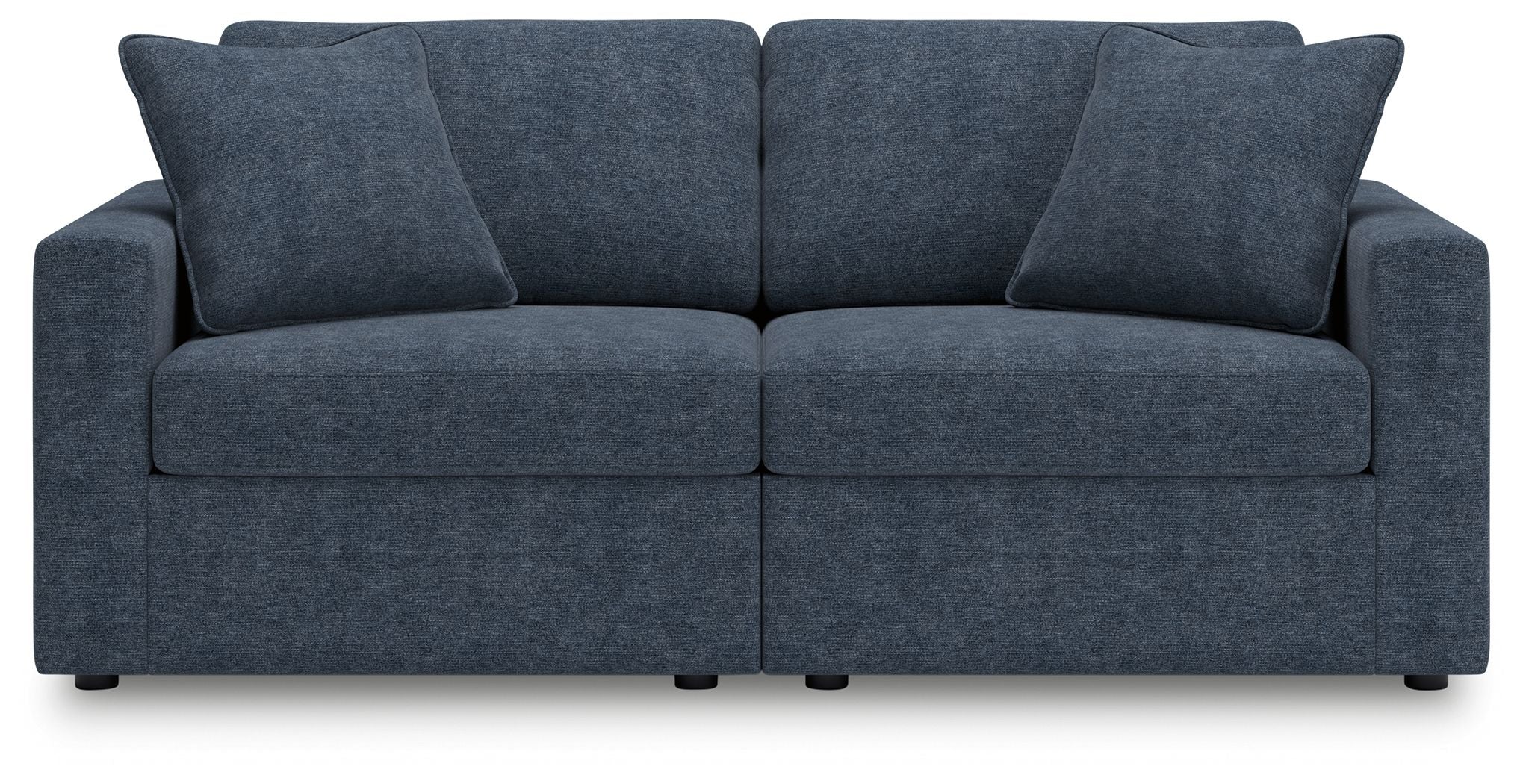 Modmax - 2-Piece Sectional Loveseat - Fabric - Ink - Image 3