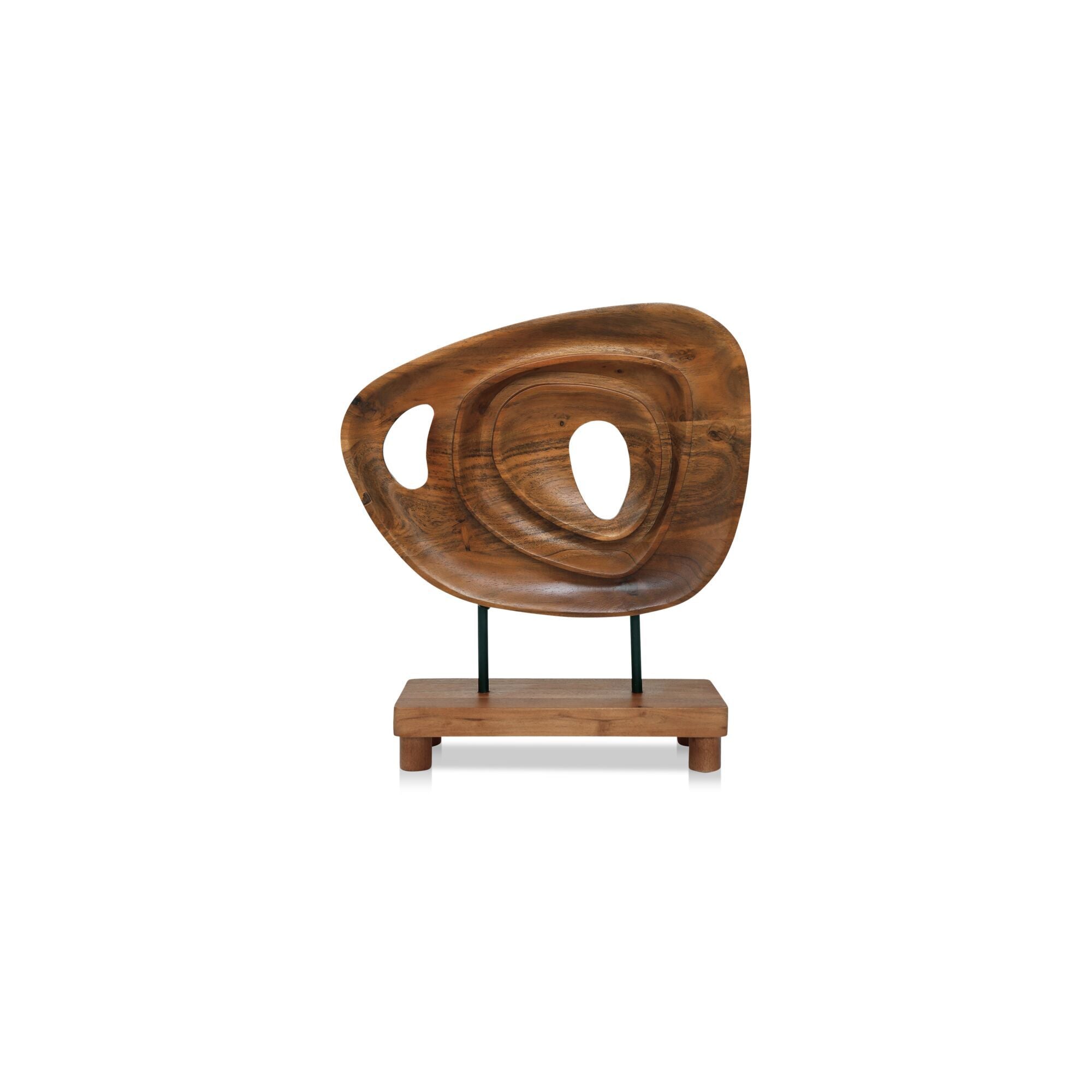 Saddler -Sculpture – Natural Acacia