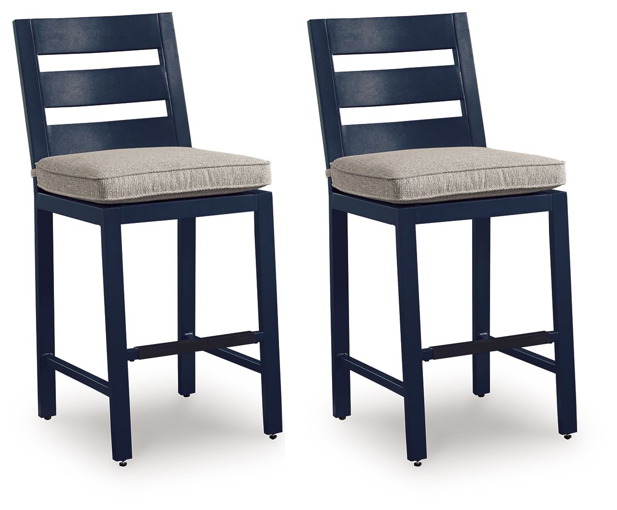 East Beach - Barstool (Set of 2) - Blue - Image 1
