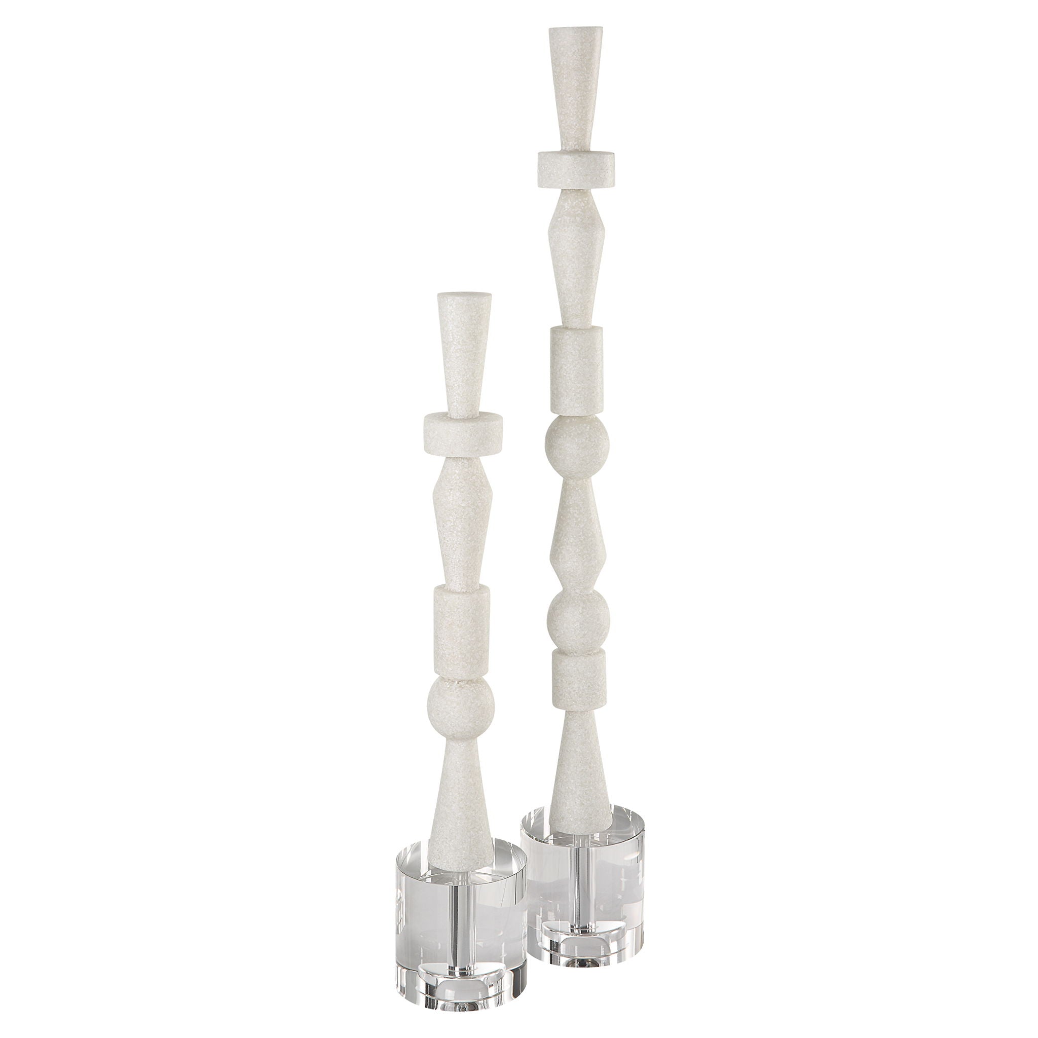 Norte – Stone Sculptures (Set of 2) – White