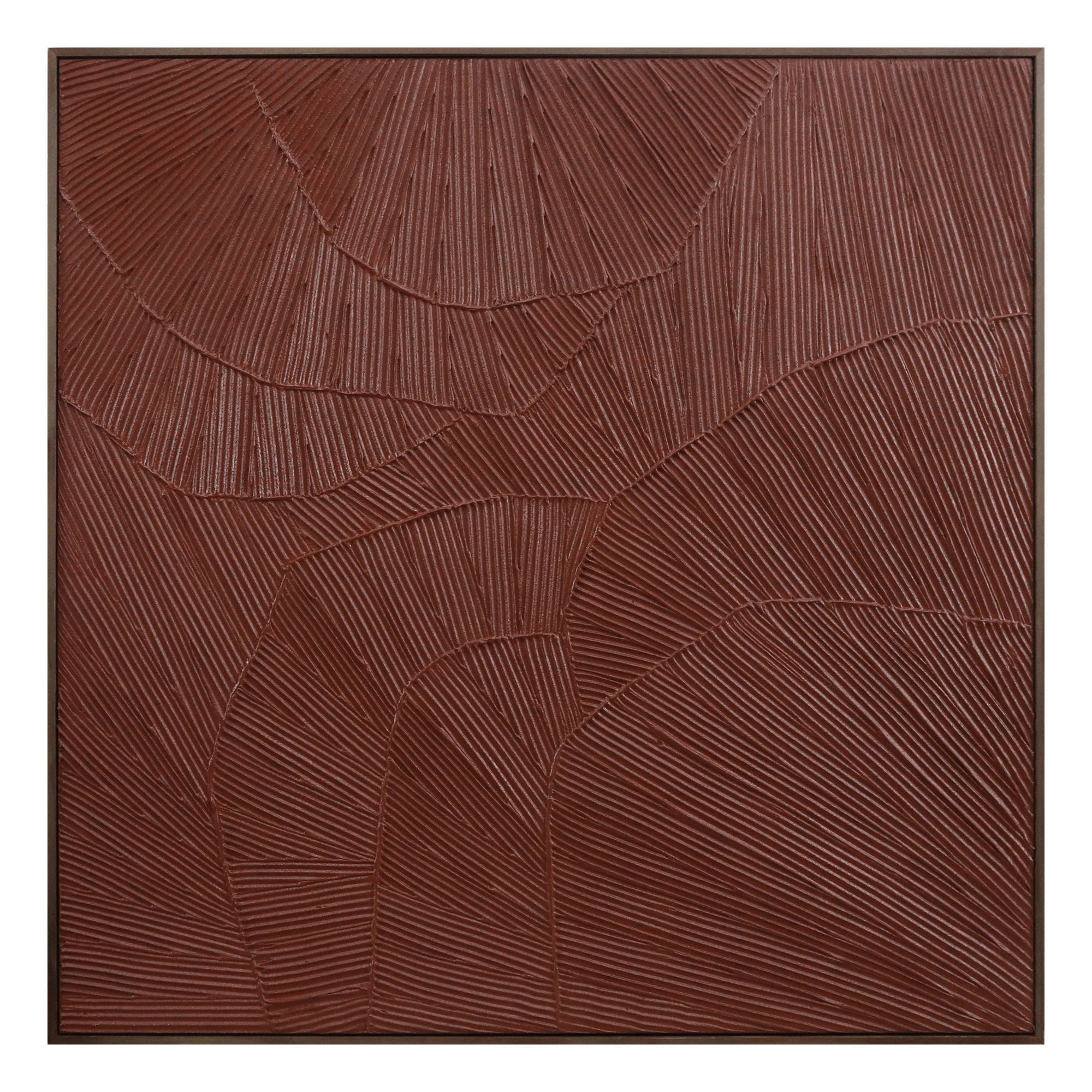Flutter – Framed Painting – Maroon