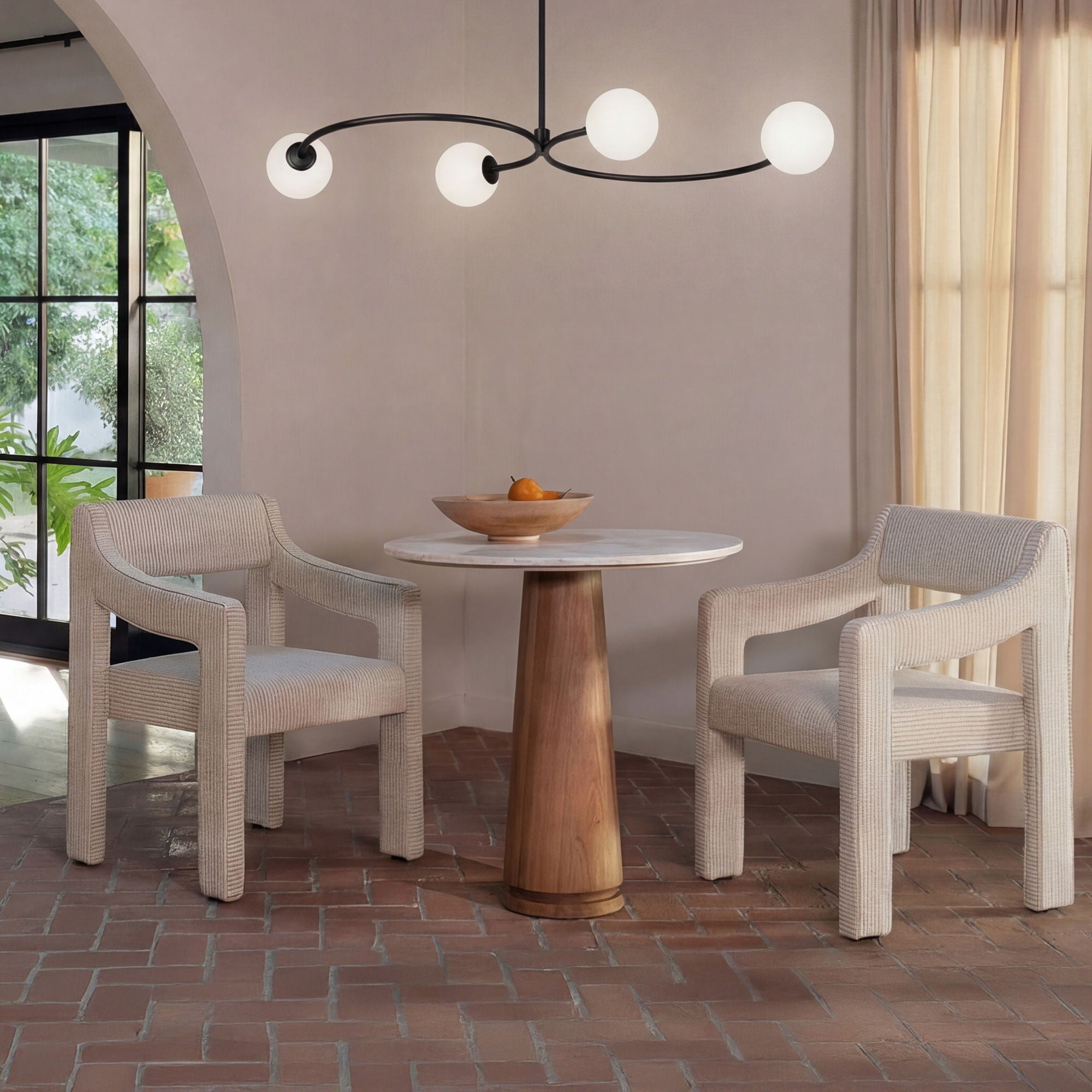 Cedric - Pendant Lamp - White / Black - Image 3