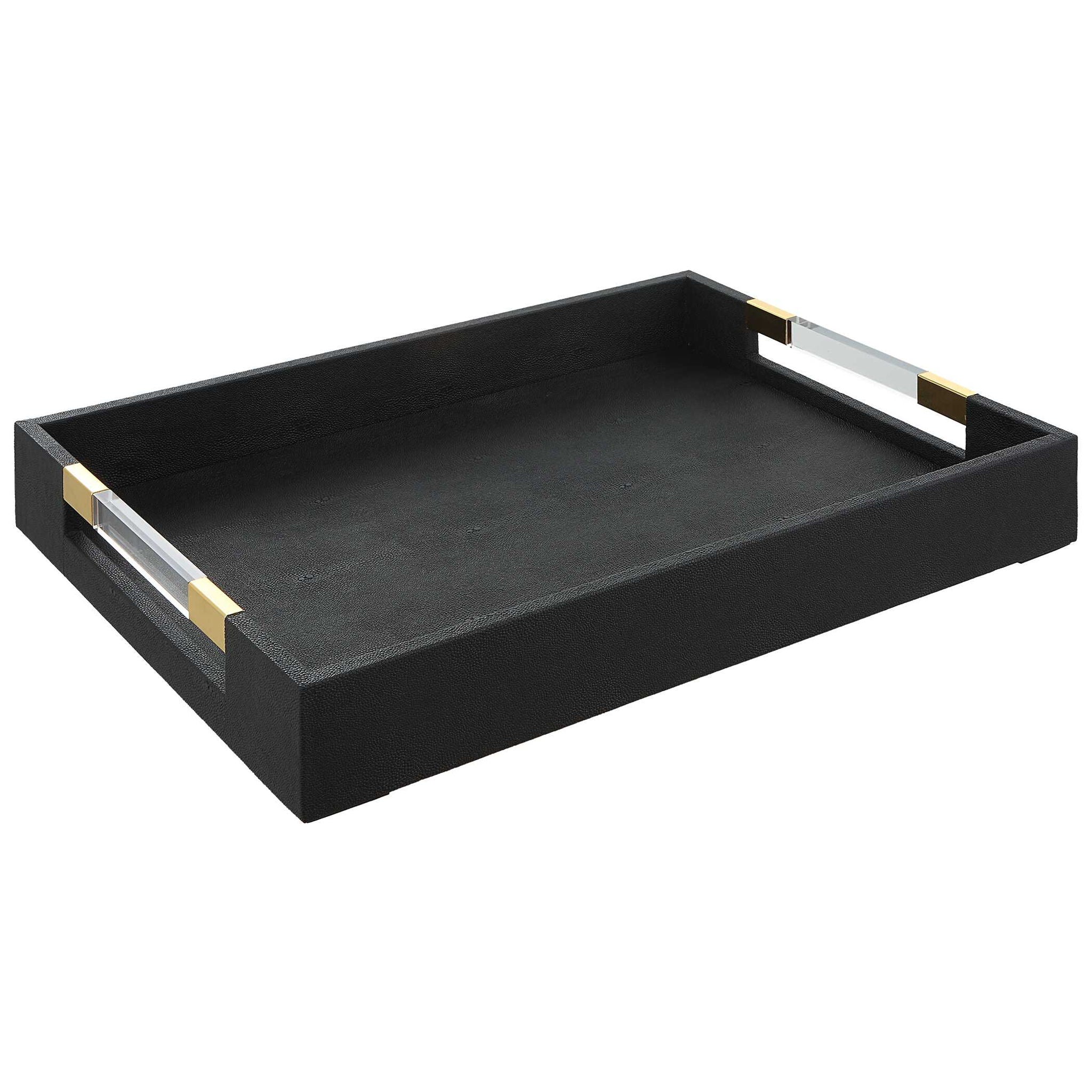 Wessex - Shagreen Tray - Black - Image 3