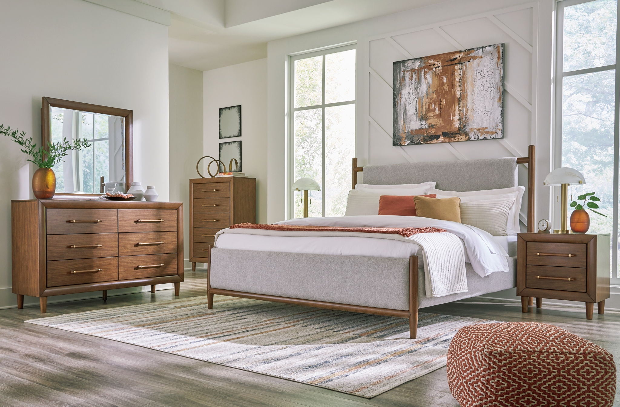 Lyncott – Upholstered Bedroom Set