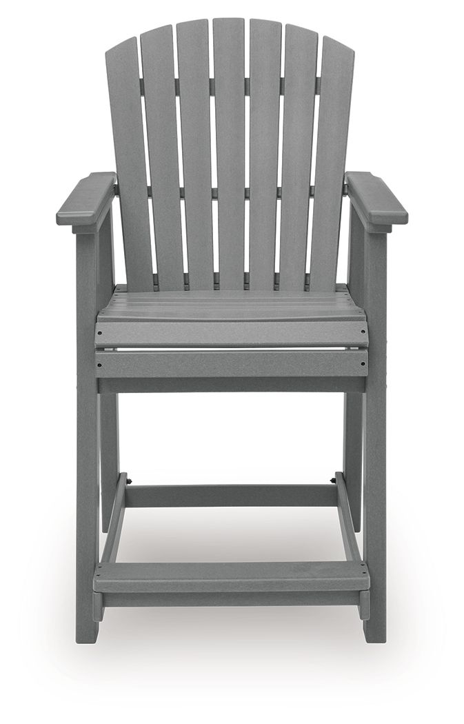 Sanctuary Beach - Barstool (Set of 2) - Dark Gray - Image 2