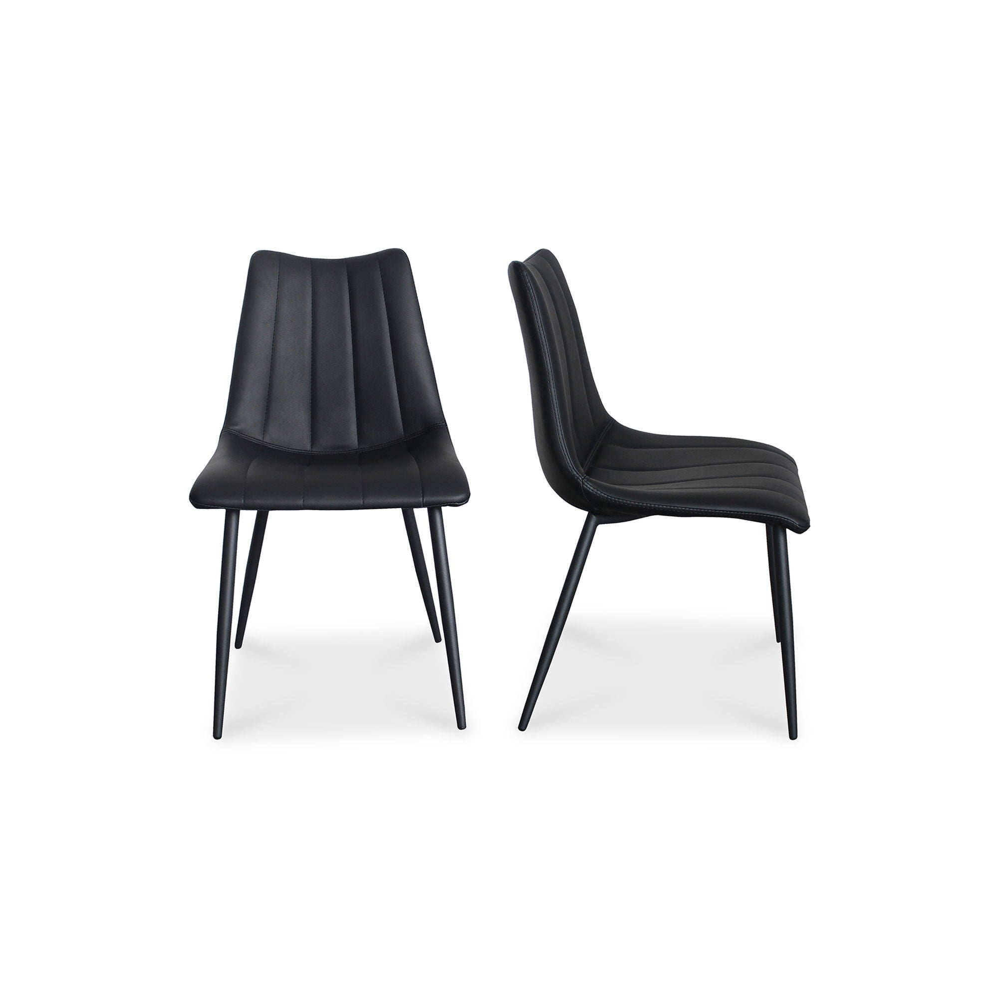 Alibi - Dining Chair (Set of 2) - Matte Black - Image 1