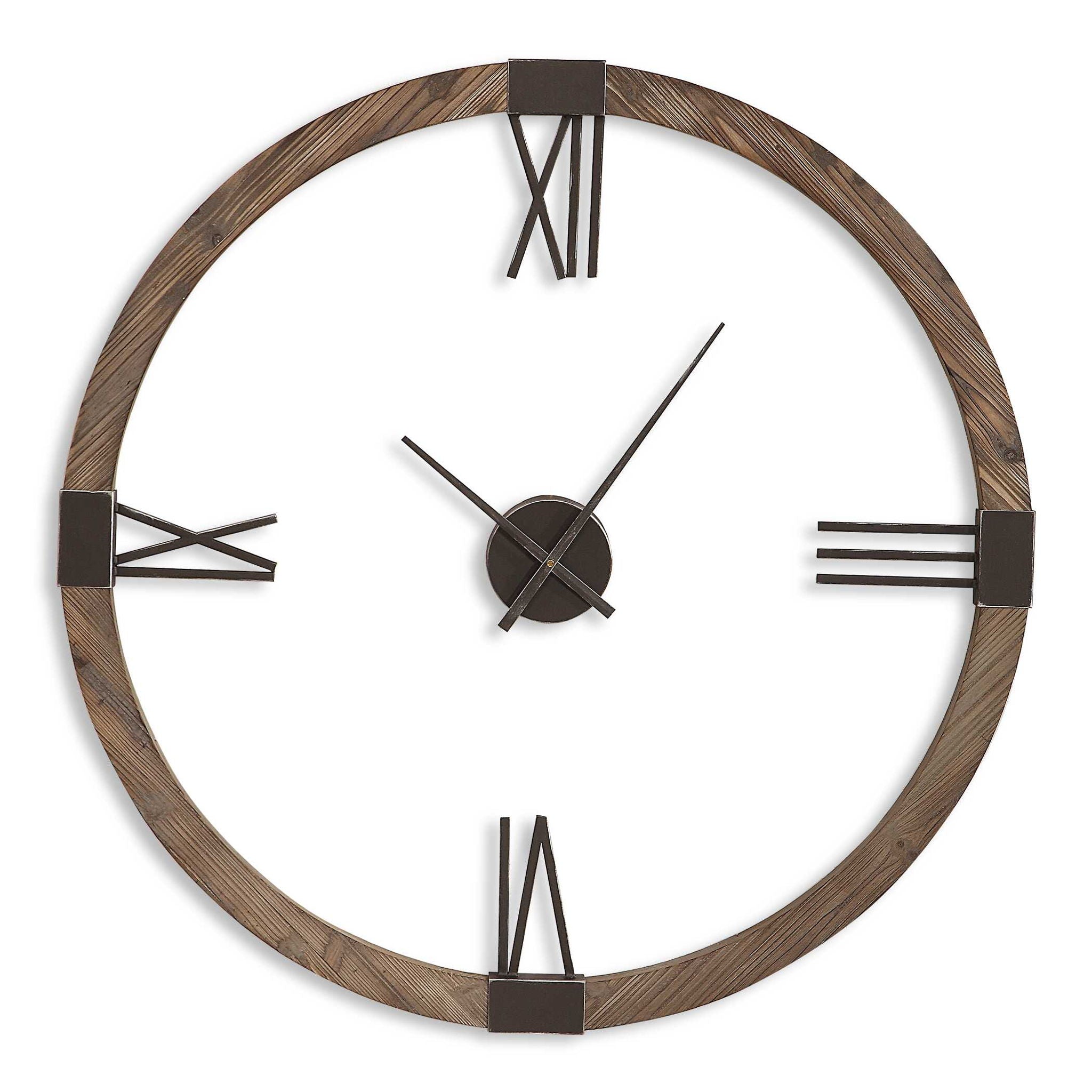 Marcelo – Modern Wall Clock – Light Brown