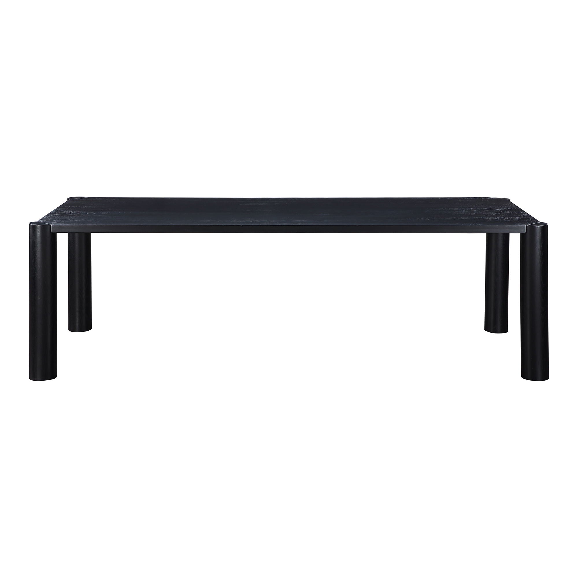 Post - Large Dining Table - Black Oak - Image 1