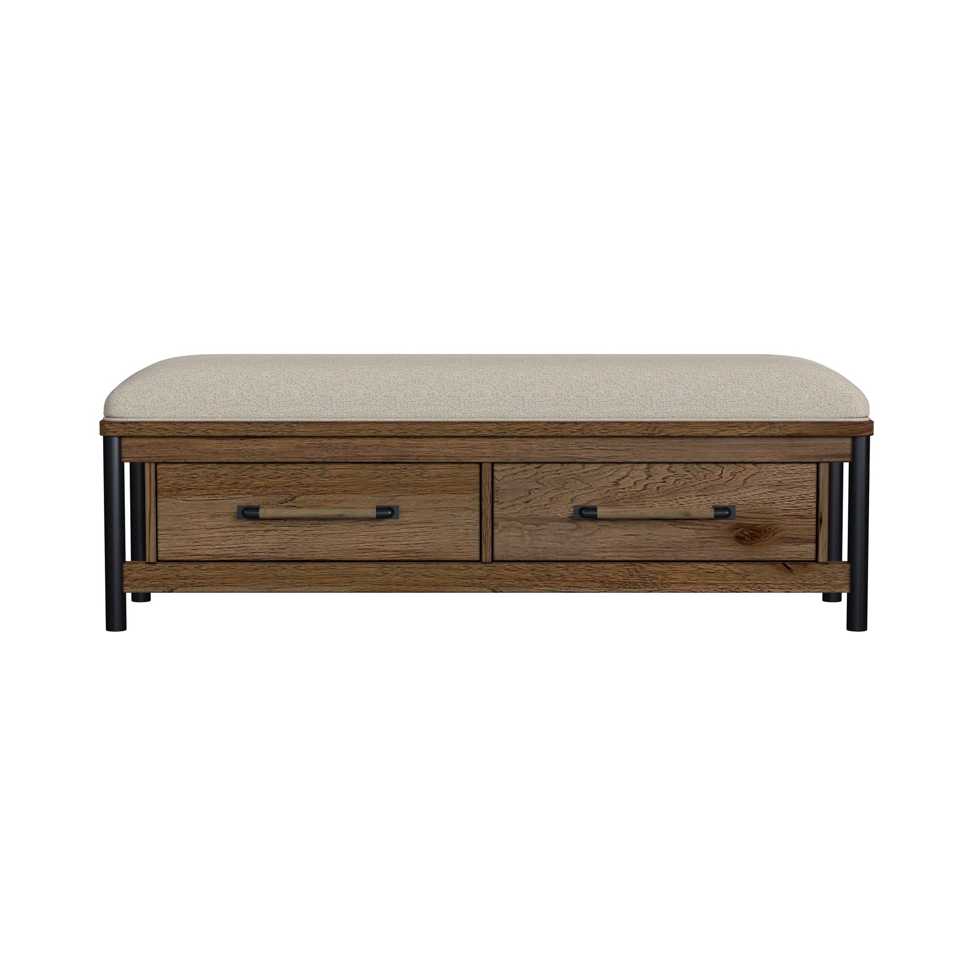 Norcross - Storage Bench - Hickory - Image 2